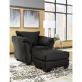  Signature Design by Ashley Darcy Fabric Ottoman 7500814 IMAGE 3