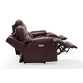  Palliser Kenaston Power Reclining Leather Sofa 41064-L6-CLASSIC-BURGUNDY IMAGE 7