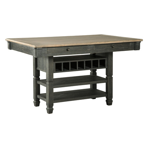  Signature Design by Ashley Tyler Creek Counter Height Dining Table with Pedestal Base D736-32 IMAGE 1