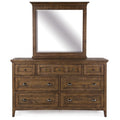  Magnussen Bay Creek Landscape Dresser Mirror B4398-40 IMAGE 2