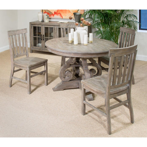  Magnussen Round Tinley Park Dining Table with Pedestal Base D4646-23B/D4646-23T IMAGE 2