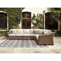  Signature Design by Ashley Beachcroft P791P7 4 pc Outdoor Seating Set IMAGE 1