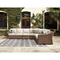  Signature Design by Ashley Beachcroft P791P7 4 pc Outdoor Seating Set IMAGE 1