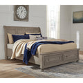  Signature Design by Ashley Lettner King Sleigh Bed with Storage B733-78/B733-76/B733-99 IMAGE 2