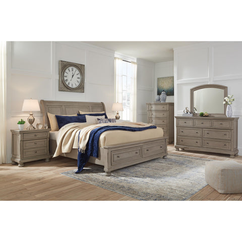  Signature Design by Ashley Lettner King Sleigh Bed with Storage B733-78/B733-76/B733-99 IMAGE 8