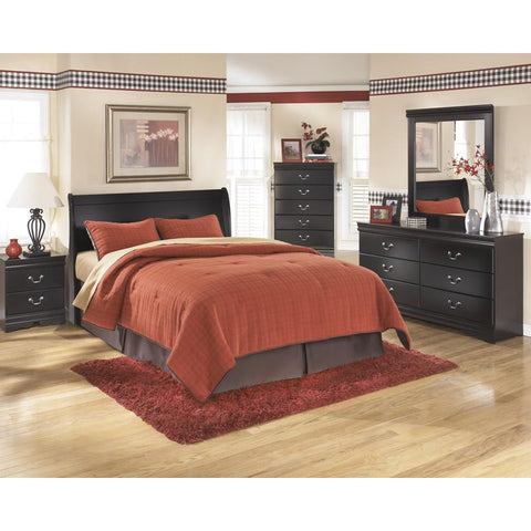  Signature Design by Ashley Huey Vineyard B128 5 pc Queen Sleigh Bedroom Set IMAGE 1