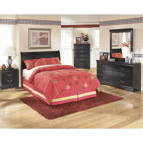  Signature Design by Ashley Huey Vineyard B128 5 pc Full Sleigh Bedroom Set IMAGE 1