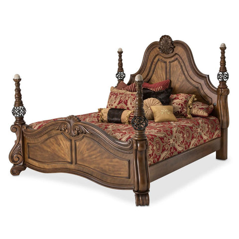  Michael Amini Eden's Paradise King Poster Bed 9055000EK-211 IMAGE 4