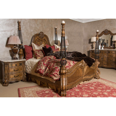  Michael Amini Eden's Paradise King Poster Bed 9055000EK-211 IMAGE 6