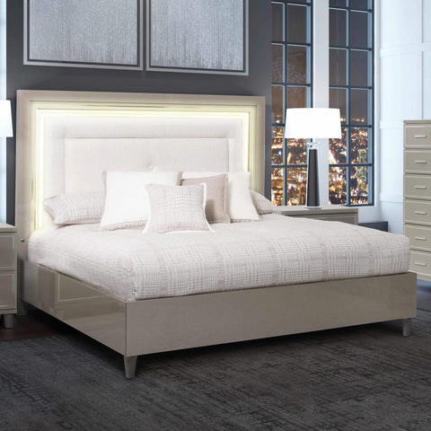 Michael Amini Urban Place California King Upholstered Platform Bed 9027600CK-803 IMAGE 12