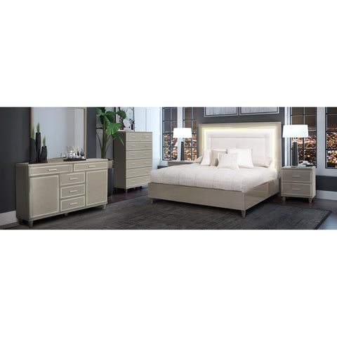  Michael Amini Urban Place California King Upholstered Platform Bed 9027600CK-803 IMAGE 14