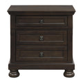  Mazin Furniture Begonia 3-Drawer Nightstand 1718GY-4 IMAGE 1