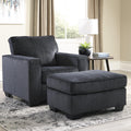  Signature Design by Ashley Altari Fabric Ottoman 8721314 IMAGE 3