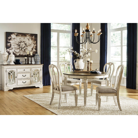  Signature Design by Ashley Oval Realyn Dining Table D743-35 IMAGE 11