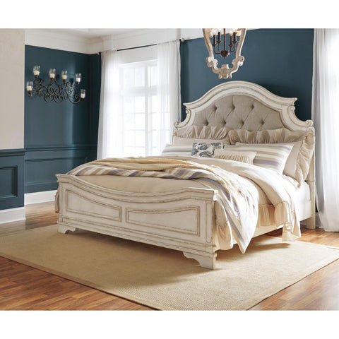  Signature Design by Ashley Realyn California King Upholstered Panel Bed B743-58/B743-56/B743-94 IMAGE 2