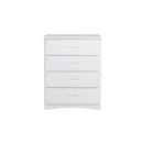 Mazin Furniture Galen 4-Drawer Kids Chest B2053W-9 IMAGE 1