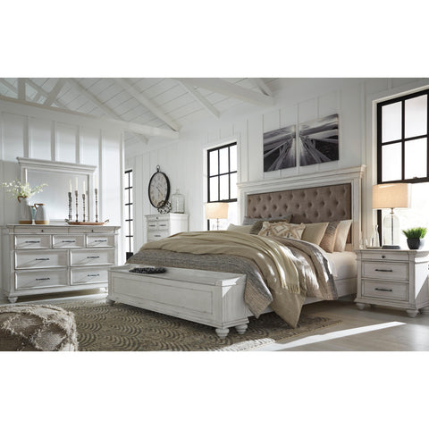  Benchcraft Kanwyn King Upholstered Panel Bed with Storage B777-158/B777-56S/B777-97 IMAGE 11