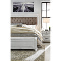  Benchcraft Kanwyn King Upholstered Panel Bed with Storage B777-158/B777-56S/B777-97 IMAGE 9