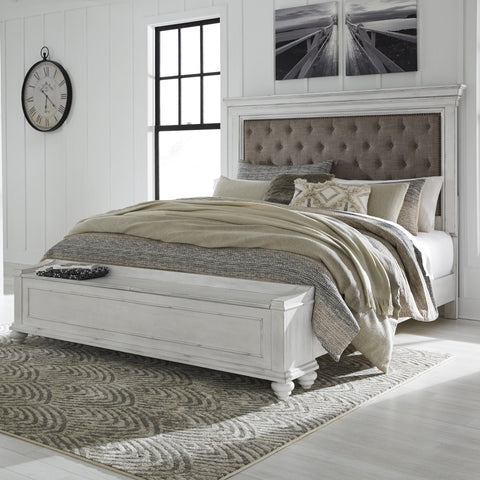  Benchcraft Kanwyn California King Upholstered Panel Bed with Storage B777-158/B777-56S/B777-94 IMAGE 4