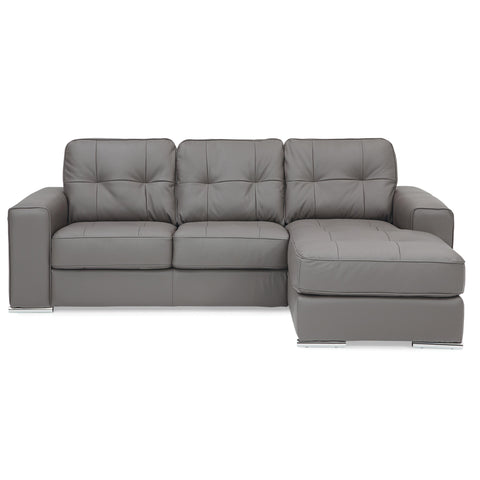  Palliser Pachuca Leather 2 pc Sectional 77615-07/77615-15-TULSAII-STORM IMAGE 1