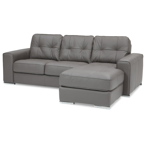  Palliser Pachuca Leather 2 pc Sectional 77615-07/77615-15-TULSAII-STORM IMAGE 2