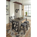  Signature Design by Ashley Caitbrook Counter Height Dining Table with Trestle Base D388-13 IMAGE 5