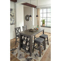  Signature Design by Ashley Caitbrook Counter Height Dining Table with Trestle Base D388-13 IMAGE 5