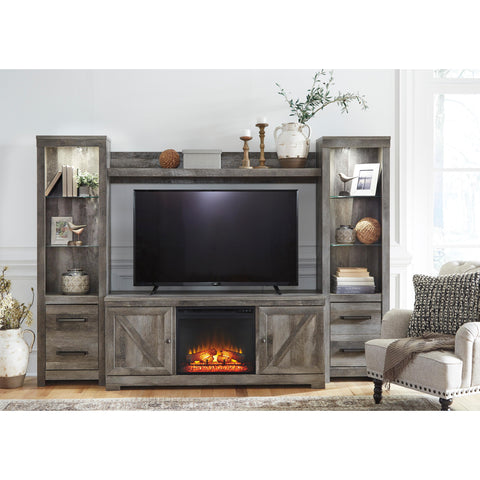  Signature Design by Ashley Wynnlow W440W2 4 pc Entertainment Center IMAGE 4