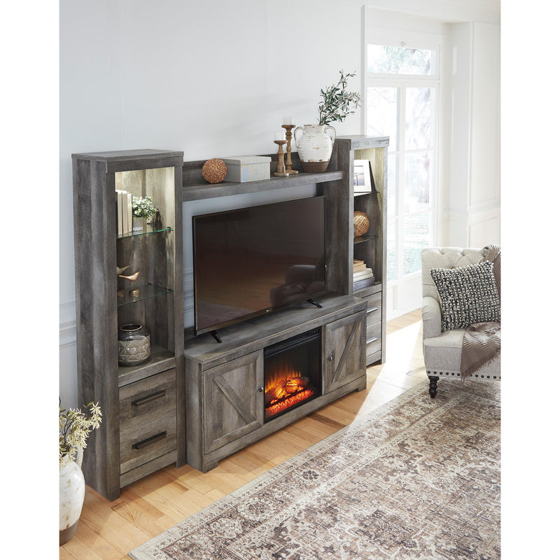  Signature Design by Ashley Wynnlow W440W2 4 pc Entertainment Center IMAGE 5