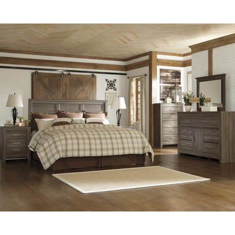  Signature Design by Ashley Juararo B251 5 pc King Panel Bedroom Set IMAGE 1