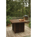  Signature Design by Ashley Paradise Trail P750-665 Square Bar Table with Fire Pit IMAGE 6