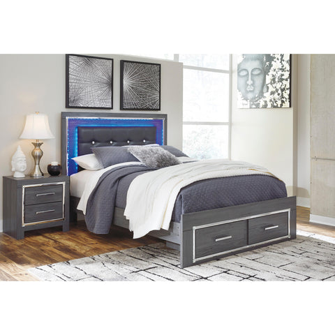  Signature Design by Ashley Lodanna Queen Panel Bed with Storage B214-57/B214-54S/B214-96 IMAGE 2