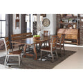  Mazin Furniture Holverson Dining Table with Trestle Base 1715-94 IMAGE 6
