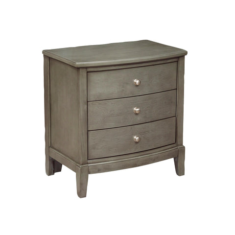  Mazin Furniture Cotterill 3-Drawer Nightstand 1730GY-4 IMAGE 2