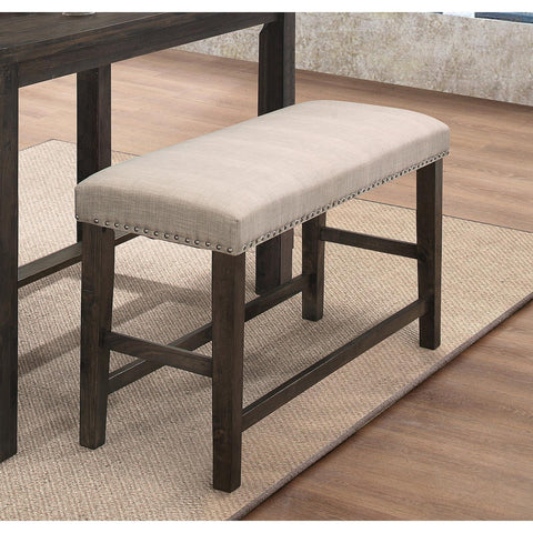  Mazin Furniture Bartell 5190-13 Counter Height Bench IMAGE 3