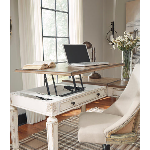  Signature Design by Ashley Realyn H743H2 2 pc Home Office Desk IMAGE 5