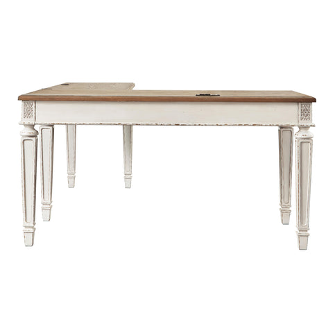  Signature Design by Ashley Realyn H743H1 2 pc Home Office Desk IMAGE 3