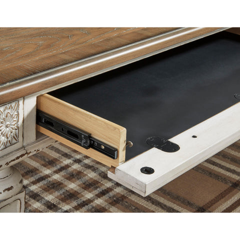  Signature Design by Ashley Realyn H743H1 2 pc Home Office Desk IMAGE 5