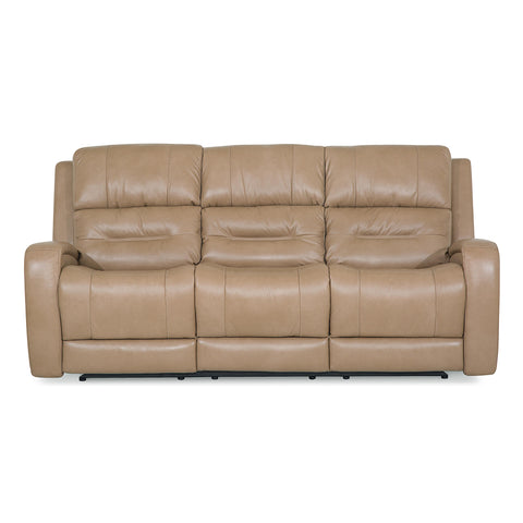  Palliser Washington Power Reclining Leather Sofa 41067-61-BRONCO-MALT IMAGE 1