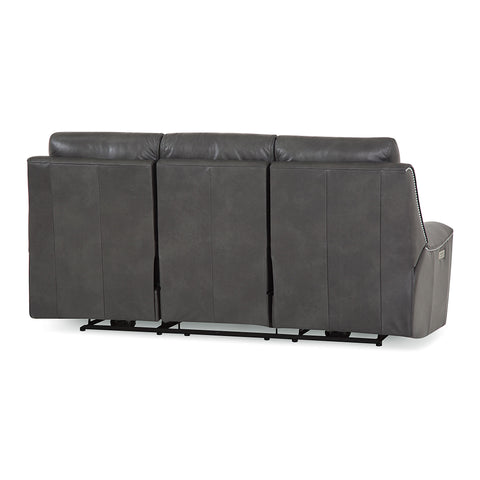  Palliser Hastings Power Reclining Leather Sofa 41068-61-BRONCO-CARBON IMAGE 4