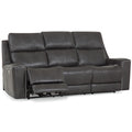  Palliser Hastings Power Reclining Leather Sofa 41068-61-BRONCO-CARBON IMAGE 5