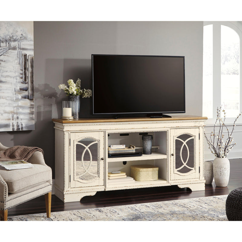  Signature Design by Ashley Realyn TV Stand with Cable Management W743-68 IMAGE 6