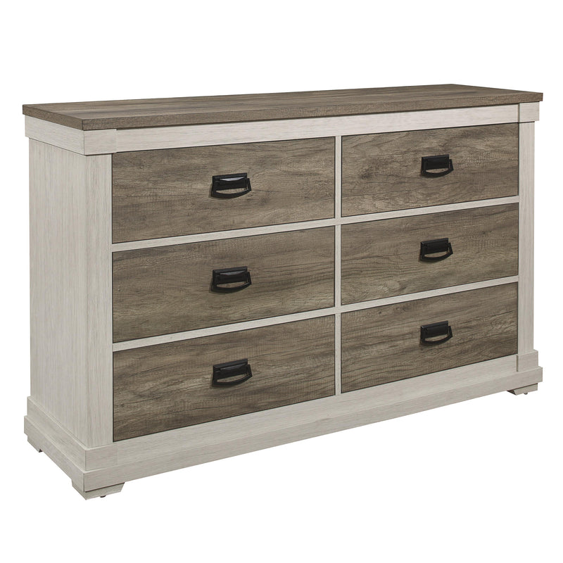 Mazin Furniture Arcadia 6-Drawer Dresser 1677-5 IMAGE 2
