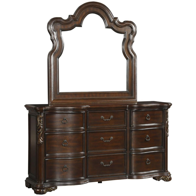 Mazin Furniture Royal Highlands 9-Drawer Dresser 1603-5 IMAGE 3
