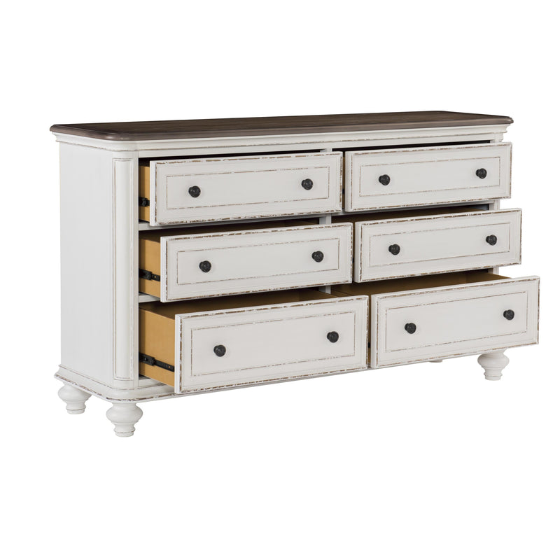 Mazin Furniture Baylesford 6-Drawer Dresser 1624W-5 IMAGE 3
