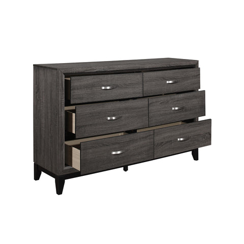 Mazin Furniture Davi 6-Drawer Dresser 1645-5 IMAGE 3