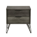 Mazin Furniture Urbanite 2-Drawer Nightstand 1604-4 IMAGE 1