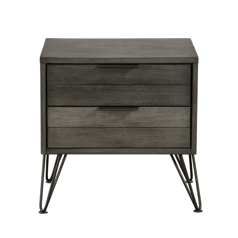 Mazin Furniture Urbanite 2-Drawer Nightstand 1604-4 IMAGE 1