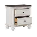 Mazin Furniture Baylesford 2-Drawer Nightstand 1624W-4 IMAGE 3