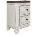 Mazin Furniture Baylesford 2-Drawer Nightstand 1624W-4 IMAGE 4